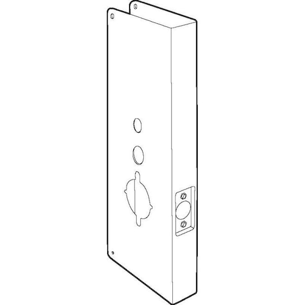 Classic Wrap Around for Securitron Sable Lock with 2-3/4" Backset and 1-3/4" Door